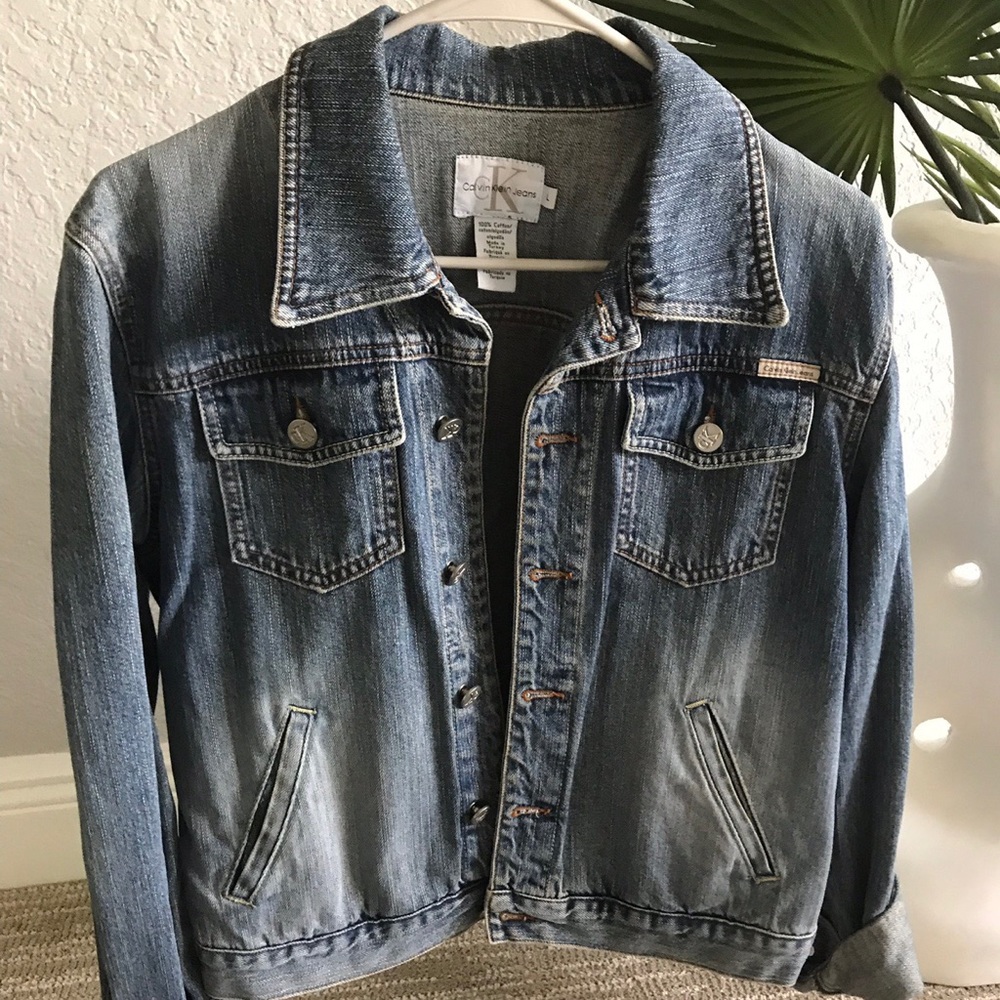 calvin klein denim jacket